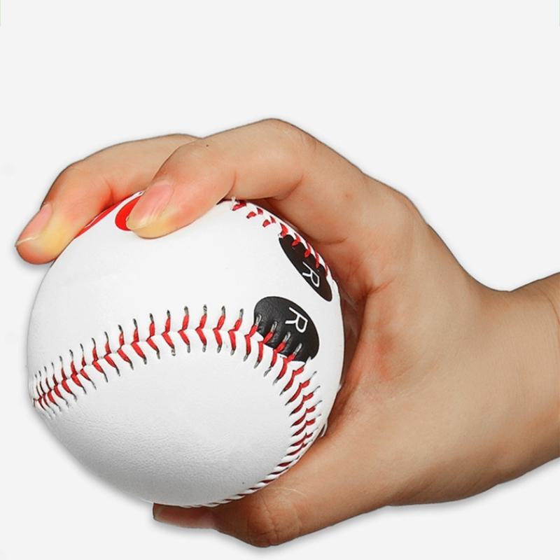 Wettkampf-Trainingsbaseball mit Fingerplatzierungsmarkierungen 9 Zoll Weicher/Harter Baseball zum Werfen Schlagen Hitting