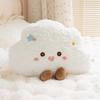 Minimalist style star pillow, cute sun cloud plush toy, bedside waist pillow, sleeping doll