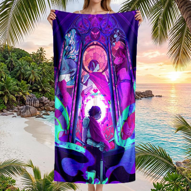 Large Beach Towel Quick Dry Absorbent Towel For Beach IndoorUndertale