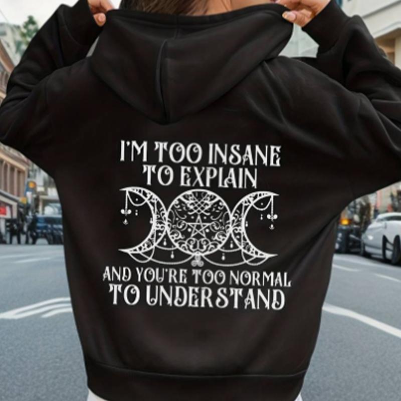 Женские свободные толстовки с капюшоном с красным принтом от руки, блузки, толстовки, повседневные свитера с длинным рукавом XS чёрный