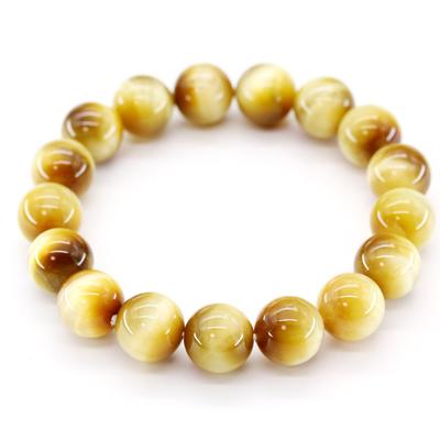 [Ishiki] AAAA Premium Golden Tiger Eye 12mm Prayer Beads Bracelet for Explosive Fortune Good Fortune In Money, Work, and Wealth [b116]
