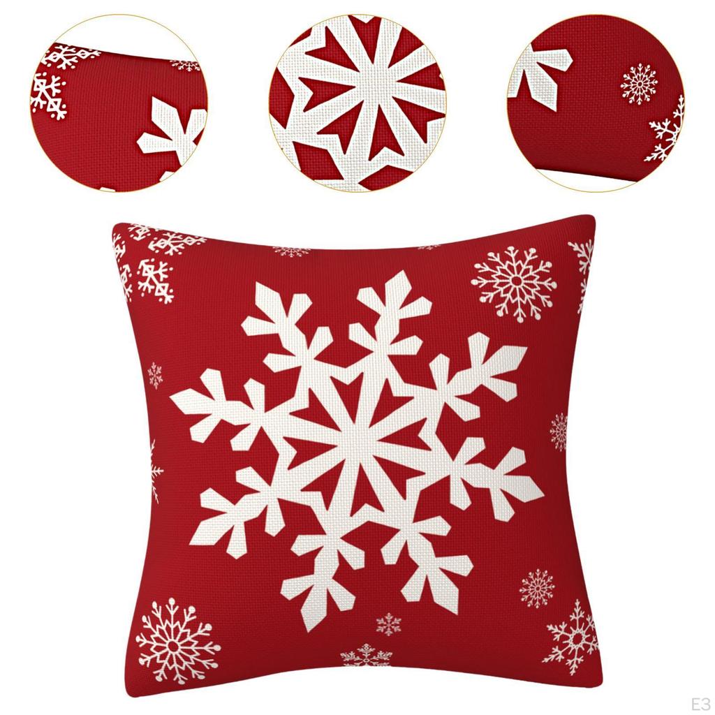 18x18inch Christmas Cushion Cover for Bedroom Holiday Decor