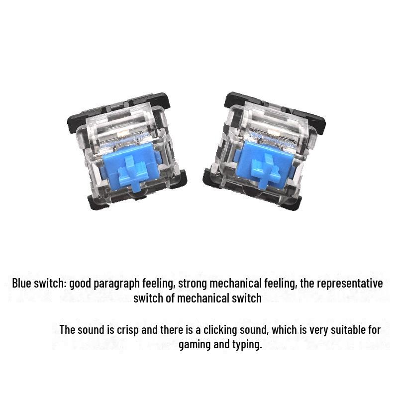 

Высокотехнологичный механический переключатель клавиатуры: Синий, черный, коричневый, красный, золотой, серебряный, фиолетовый, зеленый, белый, ясень, бесшумный, с возможностью горячей замены, пылезащитный switch (black bottom shell) синий