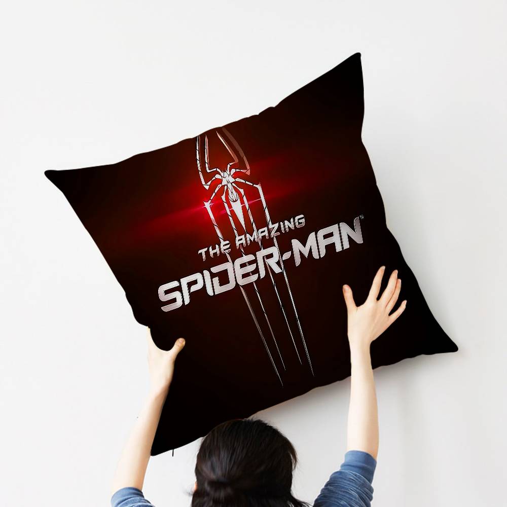 Avengers S-Superhero S-Spiderman Pillowcase toon Gift Cushion Cover Bedroom Home Sofa Chair Seat Decor pillow case