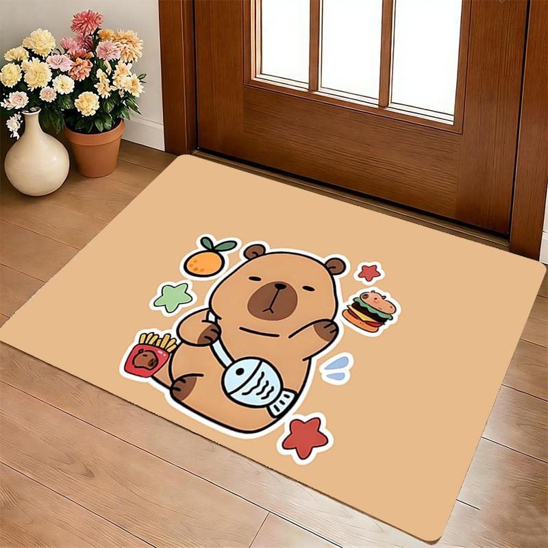 Bear Food Living Room Nonslip Area Rug Soft Carpet For Bedroom Game Playroom Sofa Office Home Decor Doormat Christmas Gift C92990