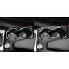 Carbon Fiber Gear Shift Panel Cup Holder Cover Trim For Benz C Class W204 07-14