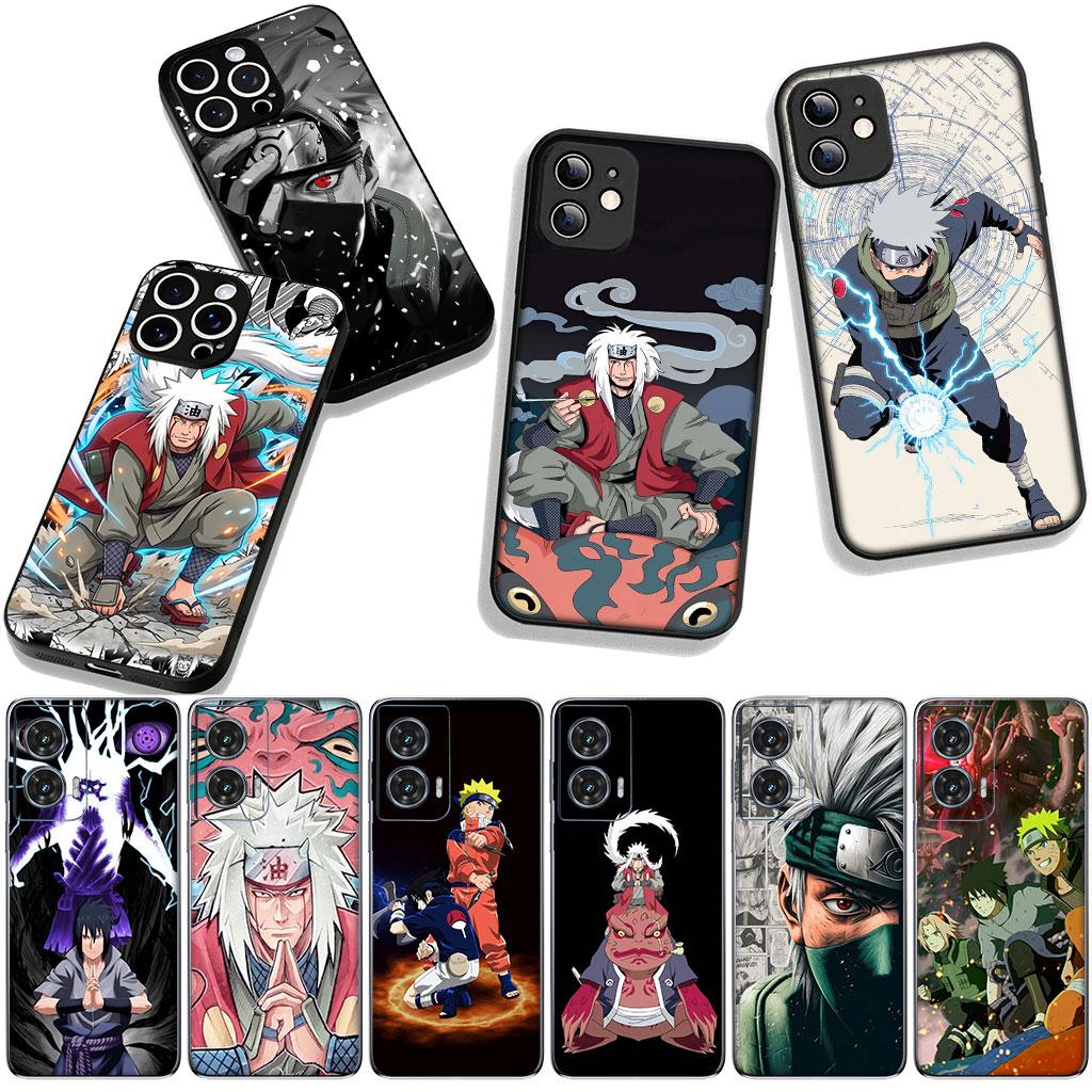 for Motorola Moto Edge 70 60 Fusion 40 NEO 20 Pro G Stylus G56 G96 G52 G41 G42 G51 Case Jiraiya Narutos Kakashi Uchiha Sasuke