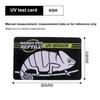 Reptile Uvb Uv Test Card 10 Seconds Detection Reusable Card Reptile Accessories Aquarium Equipment