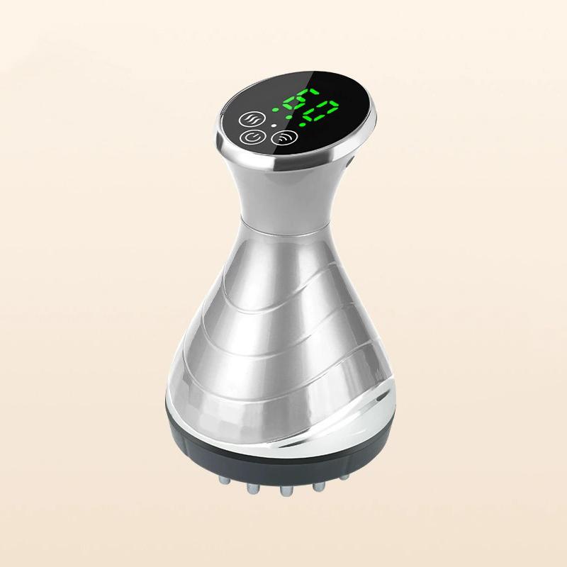 Elektrische Meridianbürste Anti-Cellulite Gua Sha Körpermassagegerät Vibration Mikrostrom Kompressionsschaben Lymphdrainage Pflege