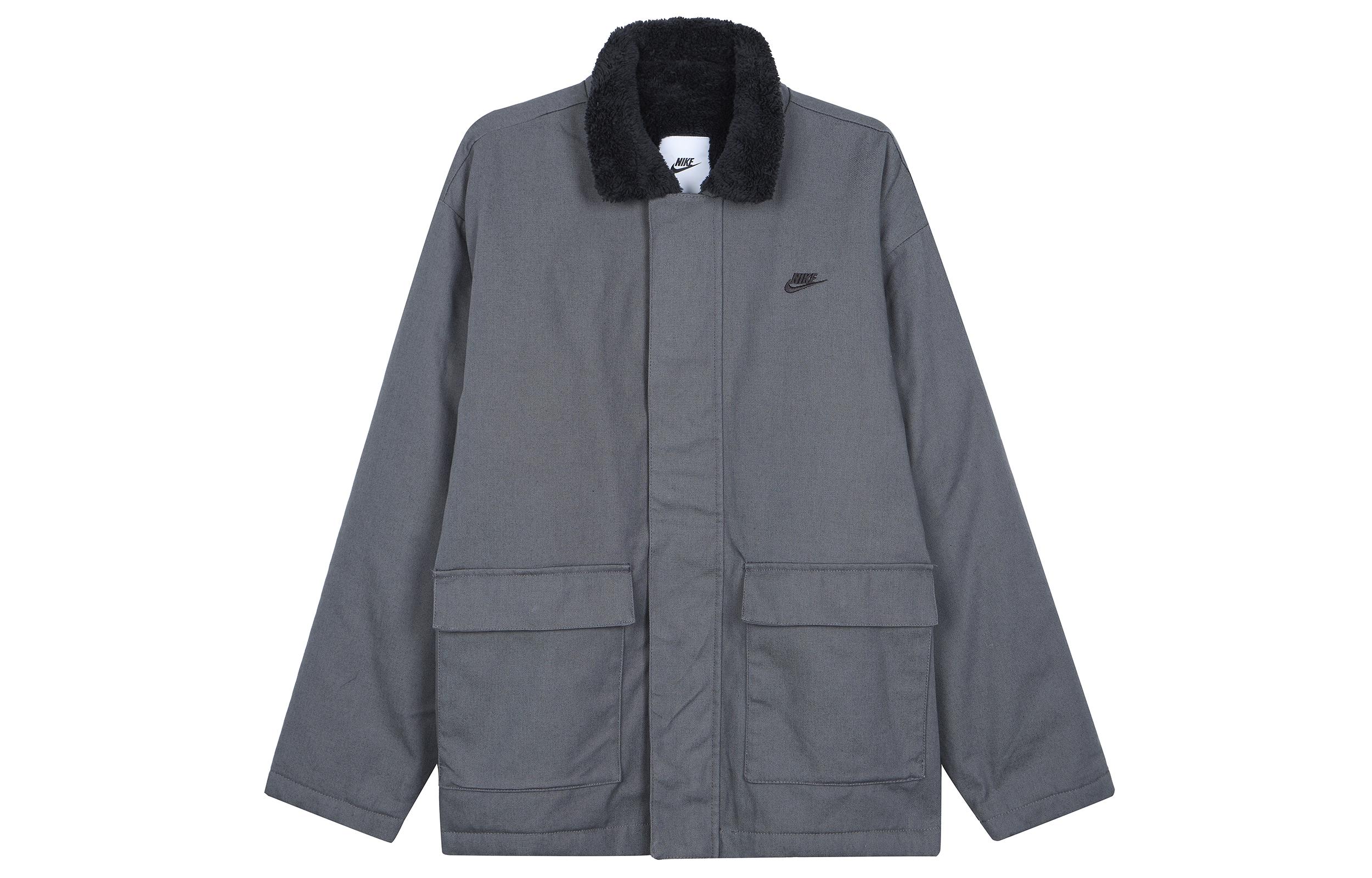 Nike Jackets Men s Gray Lapel Thickened Other FD6683-068 S