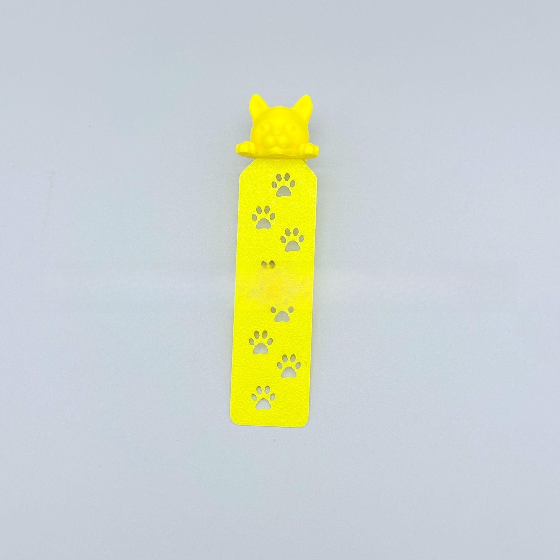 

Cute Black Cats Bookmark 3D Printing Pet Cat Head Micro Books Label Home Office Ornament Party Birthday Gift Bookmark Decoration