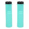 Bike Handlebar Grips Hard Wearing Single Lock On Antislip Increase Riding Safety Soft Resin for Various Bikes Blue
