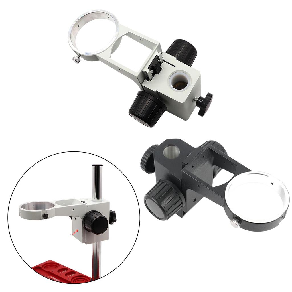 Microscope Focusing Bracket Elevation Stand Fine Focusing Desktop Support Professional Mount Stand Objective Bracket Arm Holder