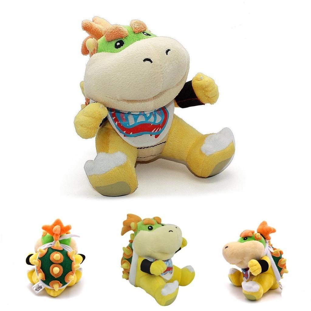 Soft And Cuddly Baby Bowser Jr 7" Plush Super Mario Bros Little Buddy Toy Koopa
