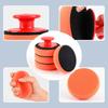 Car Waxing Sponge Set 4 Inch Car Wax Applicator Pads Red Handle Soft Sponge Applicators Foam Wax Pad Car Polishing Cleaning Tool