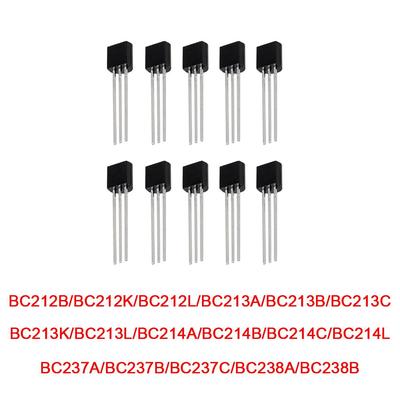 10PCS BC212B BC212L BC213A BC213K BC213L BC214L BC237A BC237B BC237C BC238A BC238B TO-92 PNP NPN Transistor General Purpose Amplifier FAIRCHILD