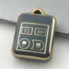 Gold Edge Car Key Case for Ford Lincoln Mercury (3/4 Button)