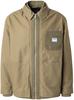 HUGO Mid-season Cotton Jacket with Ribbed Trim - Style Boster2511 50535395 Dark Green