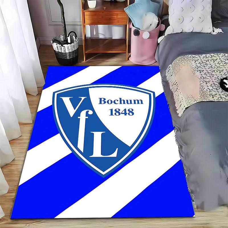 VfL Bochum Logo Carpet Suitable As a Non-slip Mat for the Living Room or Bedroom Sofa
