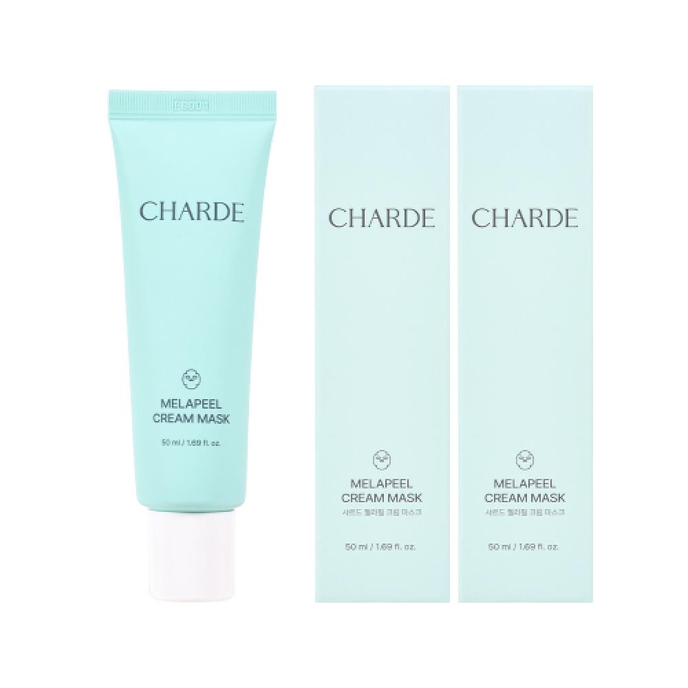 Charde [2 Pcs] Melafil Cream Mask 50ml  + Free Spatula  Silicone Brush NONE