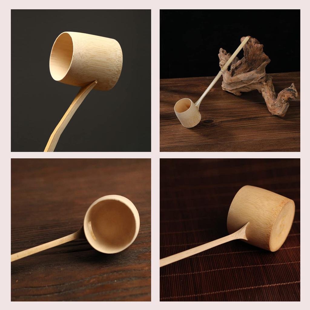 1 Bamboo Tea Ceremony Ladle for Tea Ceremony, Tea Utensils, Tea Bowl, Ladle, for Matcha Tea Ceremony