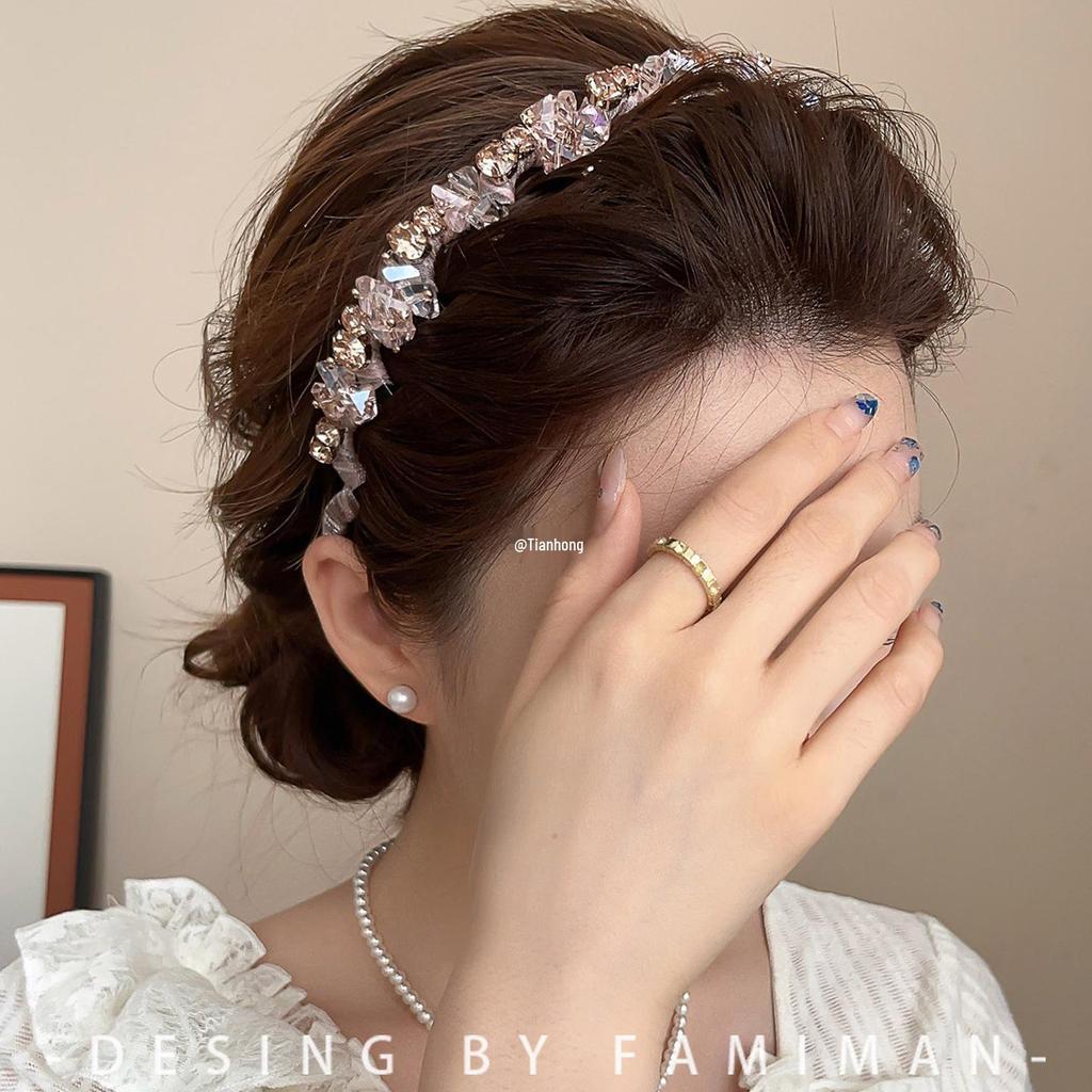 2025 Rhinestone Headband: Heavy Duty, Non-Slip, Stylish Hair Accessory for Women