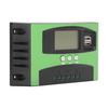 Solar Charge Controller LCD Display Photovoltaic Solar Panel Intelligent Regulator 12V 24V 100A
