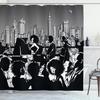 American Woman Jazz Shower Curtain African Black Girl Singing Jazzist Afrocentric Black Art Grunge Style Bathroom Curtains Decor