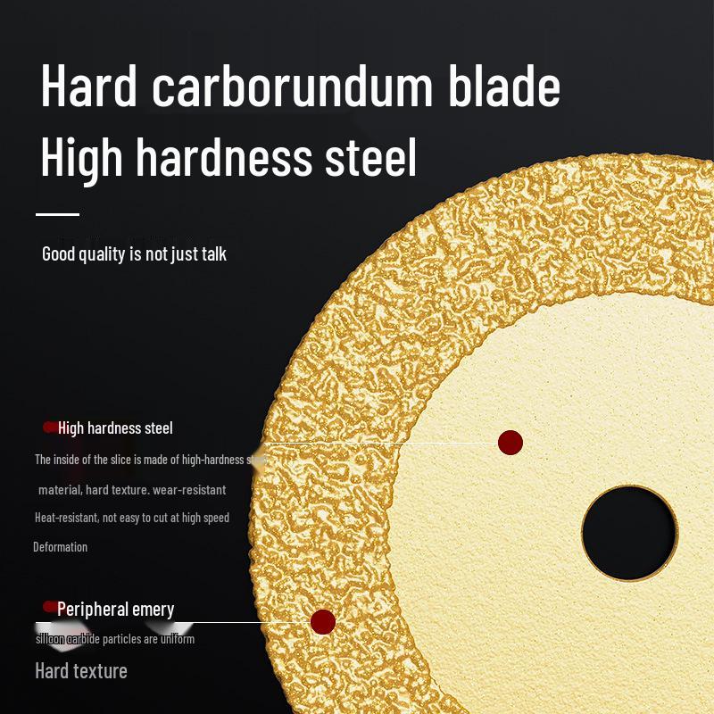 Titanium-Plated Diamond Cutting Disc for Tile, Glass, Ceramic, Jade, and Grout Removal Tools