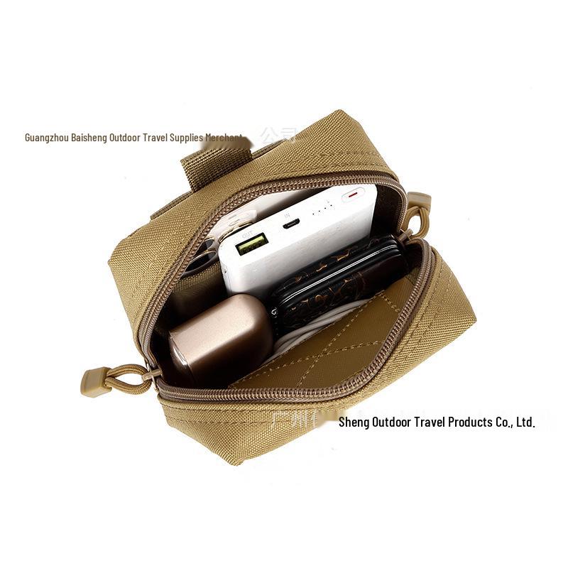 Tactical Outdoor Multi-Purpose Belt & Mobile Phone Bag with Molle Dog Attachment
