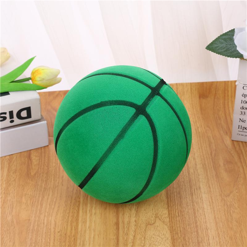 Silent No-Flake Indoor Basketball for Kids with 3D Grooves