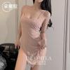 Domila Sexy Underwear Sexy Suspender Nightdress Hot Perspective Thin Free Pajamas Passion Small Chest Uniform