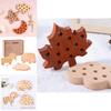 Wooden Childrens Threading Toy With Animal Shapes For Early Education And Cognitive Development