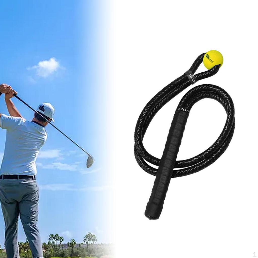 Elastic Golf Swing Practice Rope Alignment Aid Posture Correction Portable Suitable for Beginner