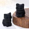 Kristall sitzende Katzen Statue Figuren Kätzchen Skulptur Katzen Dekorationen Schmuckstück für Büro Raum Haus Schreibtisch Dekorationen