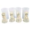 Stampo per Artigianato in Silicone a Forma di Principessa Stampo per Sapone Fatto a Mano Stampo per Candele
