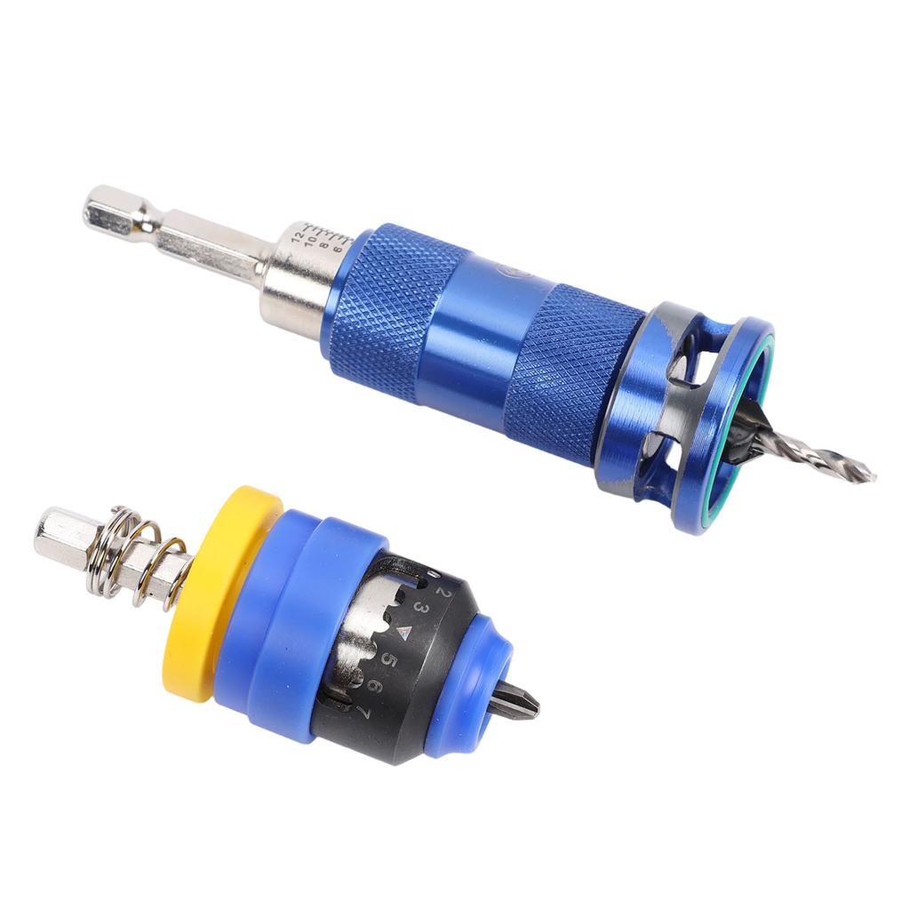 Countersink Drill Bit Set 3.2 4.8mm Counterbore Drill Bits with Adjustable Depth Stop for Woodworking