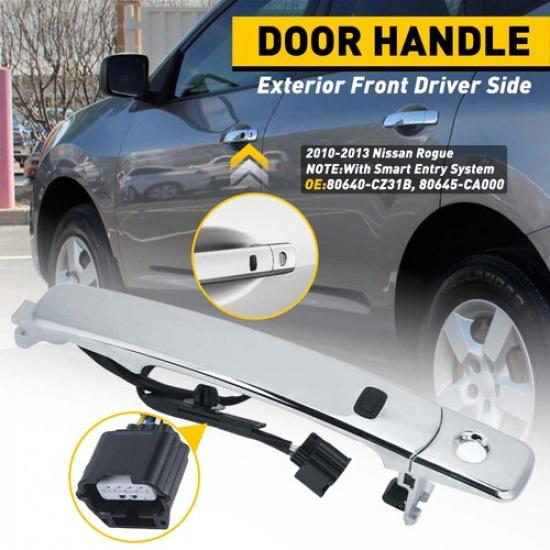 1pcs Front Left Door Handle Driver Side 80645-CA000 for 2010-2013 Nissan Rogue