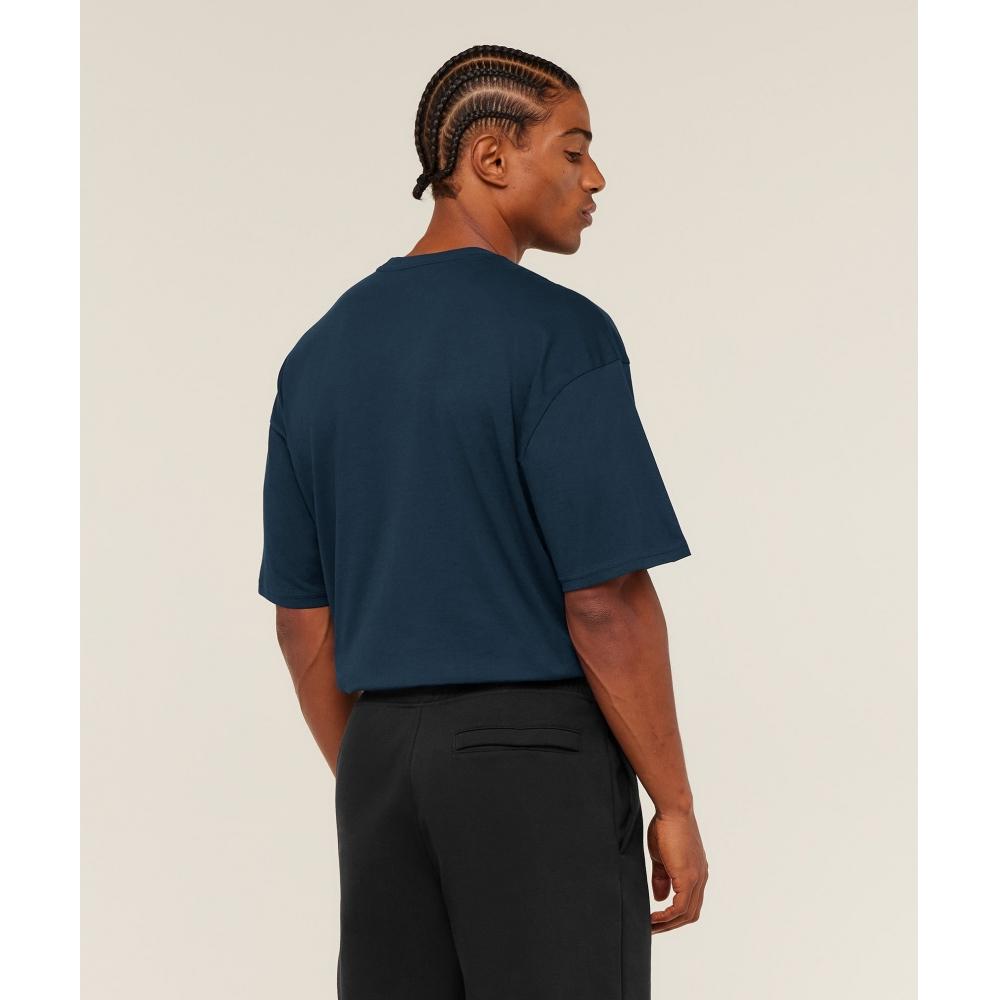 Gymshark CresT Oversized T shirT Gs Navy A4c5a Ub9p