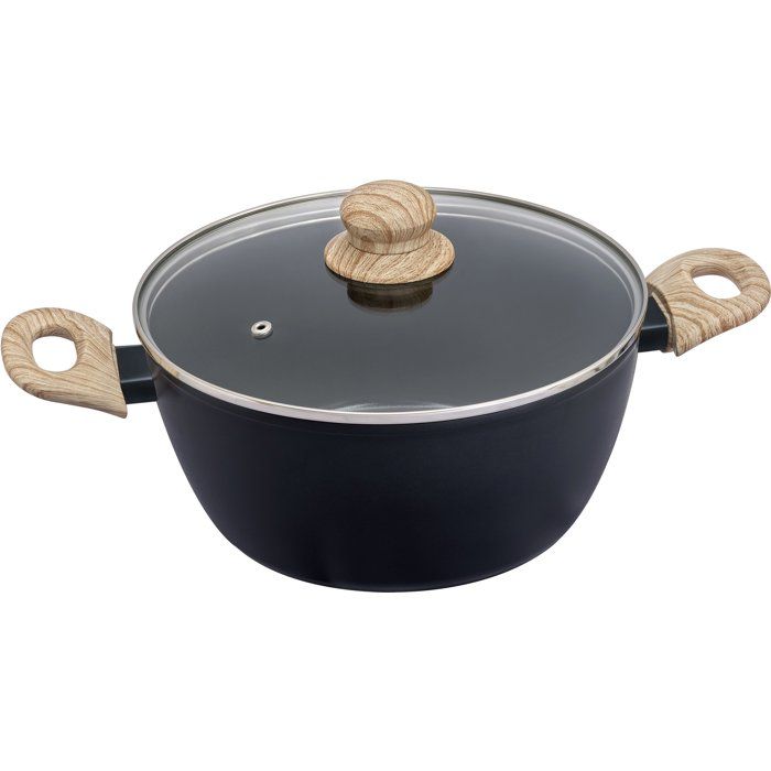 Casserole with Lid - PYREX - Cook & Care - 24 Cm - Non-stick - Induction - PFAS-free