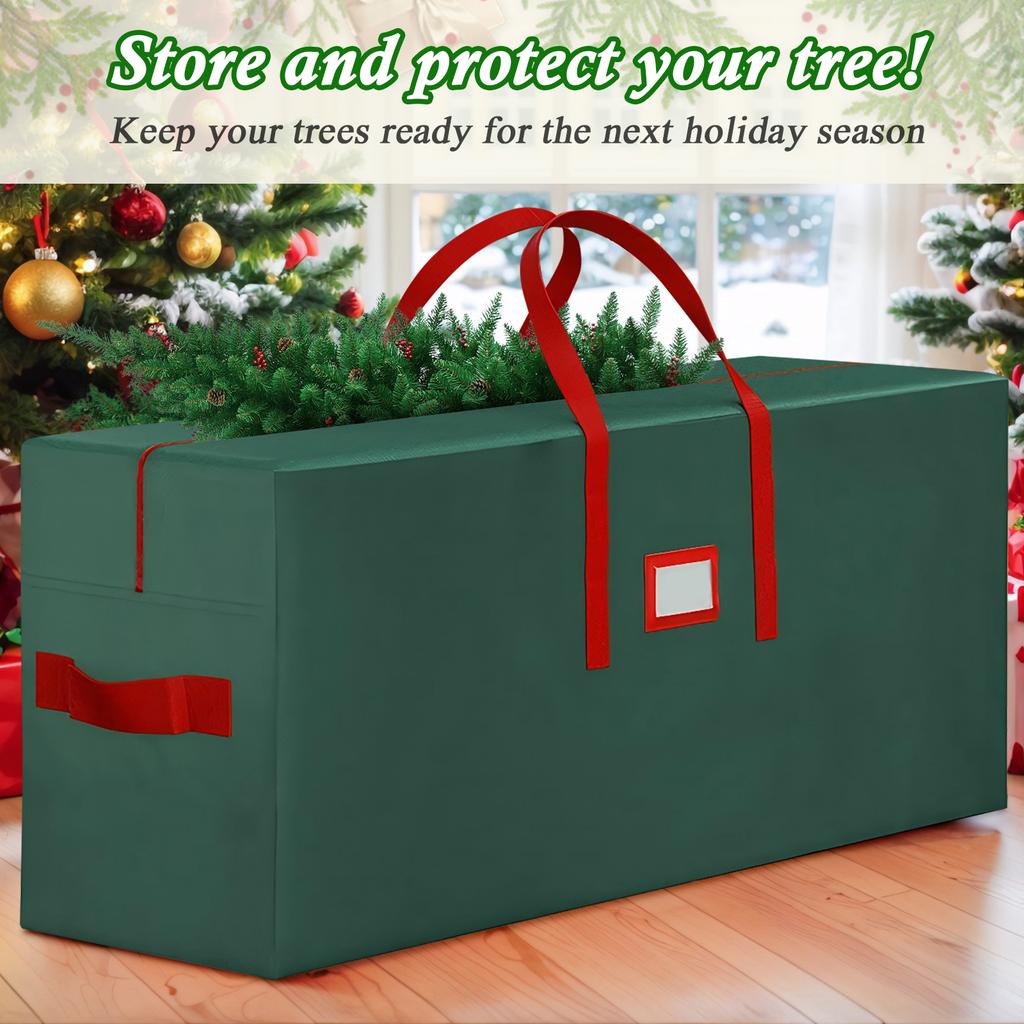 Christmas Tree Storage Bag Foldable Waterproof Storage Bag Wear Resist Christmas Tree Packaging Bag for Organize Wrapping Paper