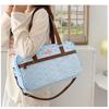 Sac Ita Transparent Grande Capacité Style Harajuku Mignon Dentelle Lolita Sac Bandoulière Élégant Pois Sac de Poche Anime Cventi