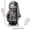 Trpasličí ozdoba socha venkovní dekorace dvora zahradní goblin voják rytíř stráž figurka brnění miniaturní socha dekorace