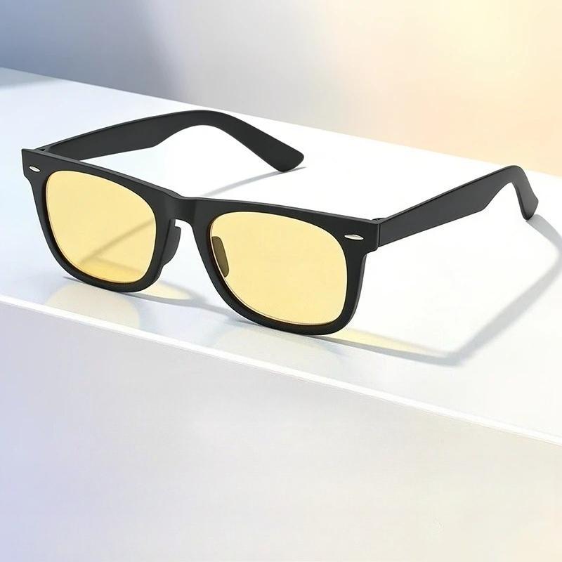 2026 New Square-Frame Night Vision Presbyopia Glasses Unisex High-Definition Anti-Blue Light Reading Eyewear +1.0 To +4.0