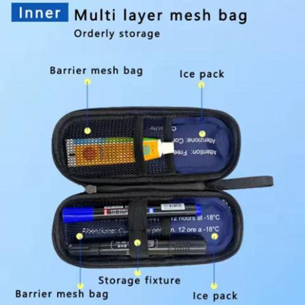 Thermal-Insulated Thermal Insulated Pocket PU Insulin Cooler Insulin Cooling Bag  OffIice
