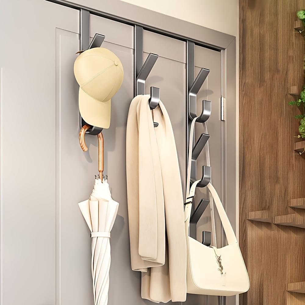 Easy Installation Door Hook-Strong Metal Coat Rack, Suitable for Clothes, Hats and Bags-Space Saving Design, Suitable for Bedroo