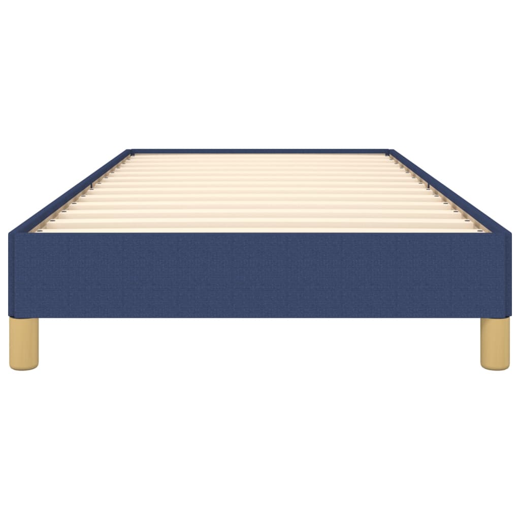Vidaxl Bed Frame Without Mattress Blue 90X200 Cm Fabric