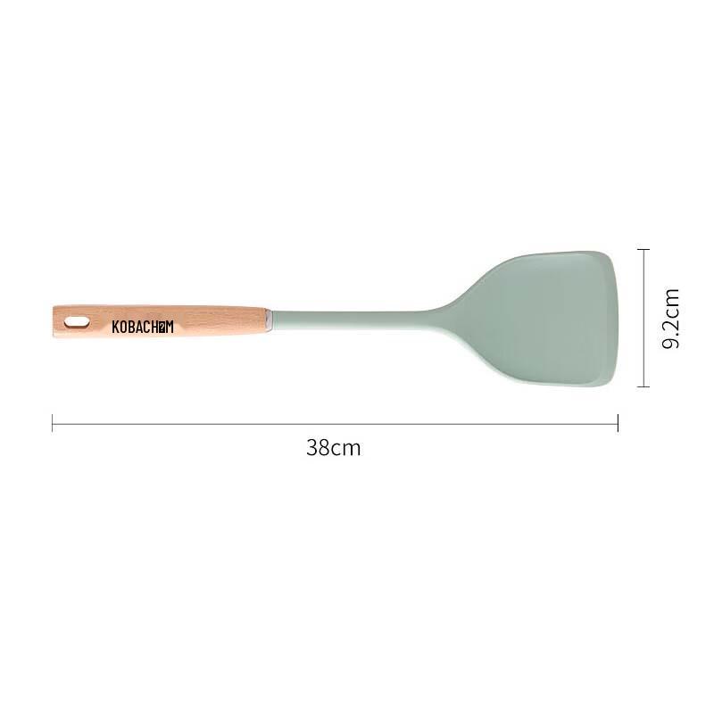 Kambach Beech Wood Silicone Utensil Set