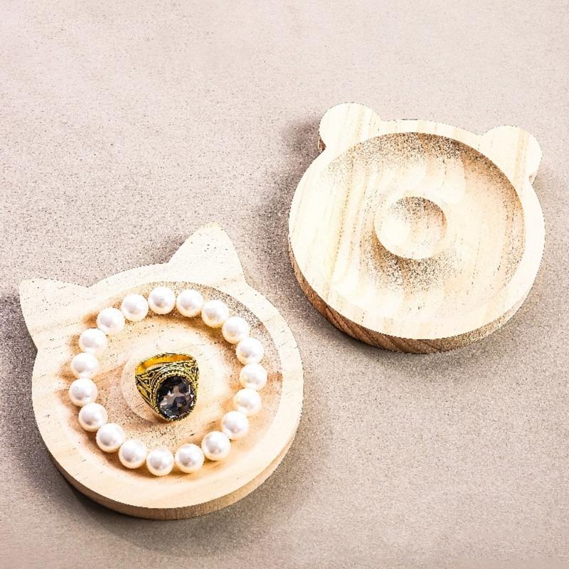 Pack of 6 Wood Trays Beading Boards Multifunctional Wood Bracelet Making Board for Jewelry Designers and Hobbyists