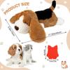 Puppy Heartbeat Toy with Realistic Heartbeat Sound and Heat Pack Comforting Sleep Aid for Newborn Puppies Anxiety Relief